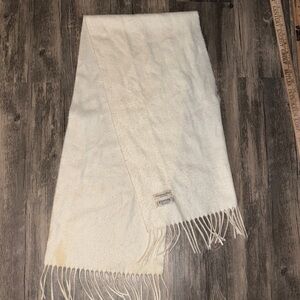 Vintage 100% cashmere Christian Dior scarf 12 x 48